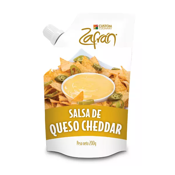 Salsa Zafrán Queso Cheddar 200gr