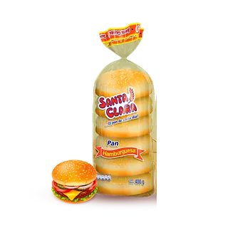 Pan Hamburguesa Santa Clara X6