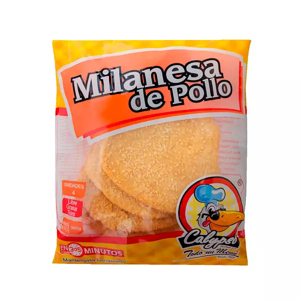 Milanesa de Pollo Calypso 4 Unidades