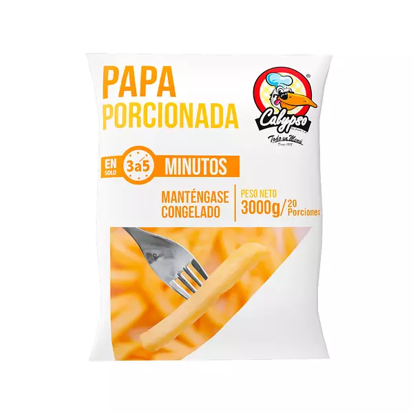 Papa A La Francesa Porcionada Calypso